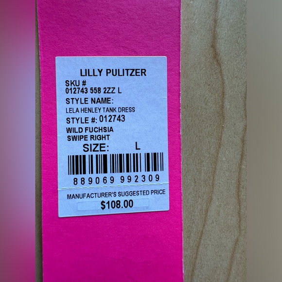 Women Lilly Pulitzer Summer dress. Size Large. - Picture 5 of 6